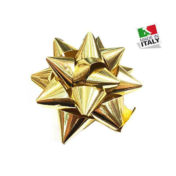 Brizzolari Coccarde Stella Splendid Oro 6,5mm 100 pezzi