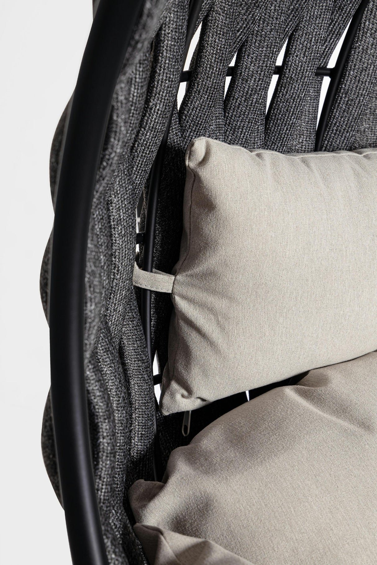 Bizzotto Poltrona Sospesa Galapagos Max 130 Kg Nero