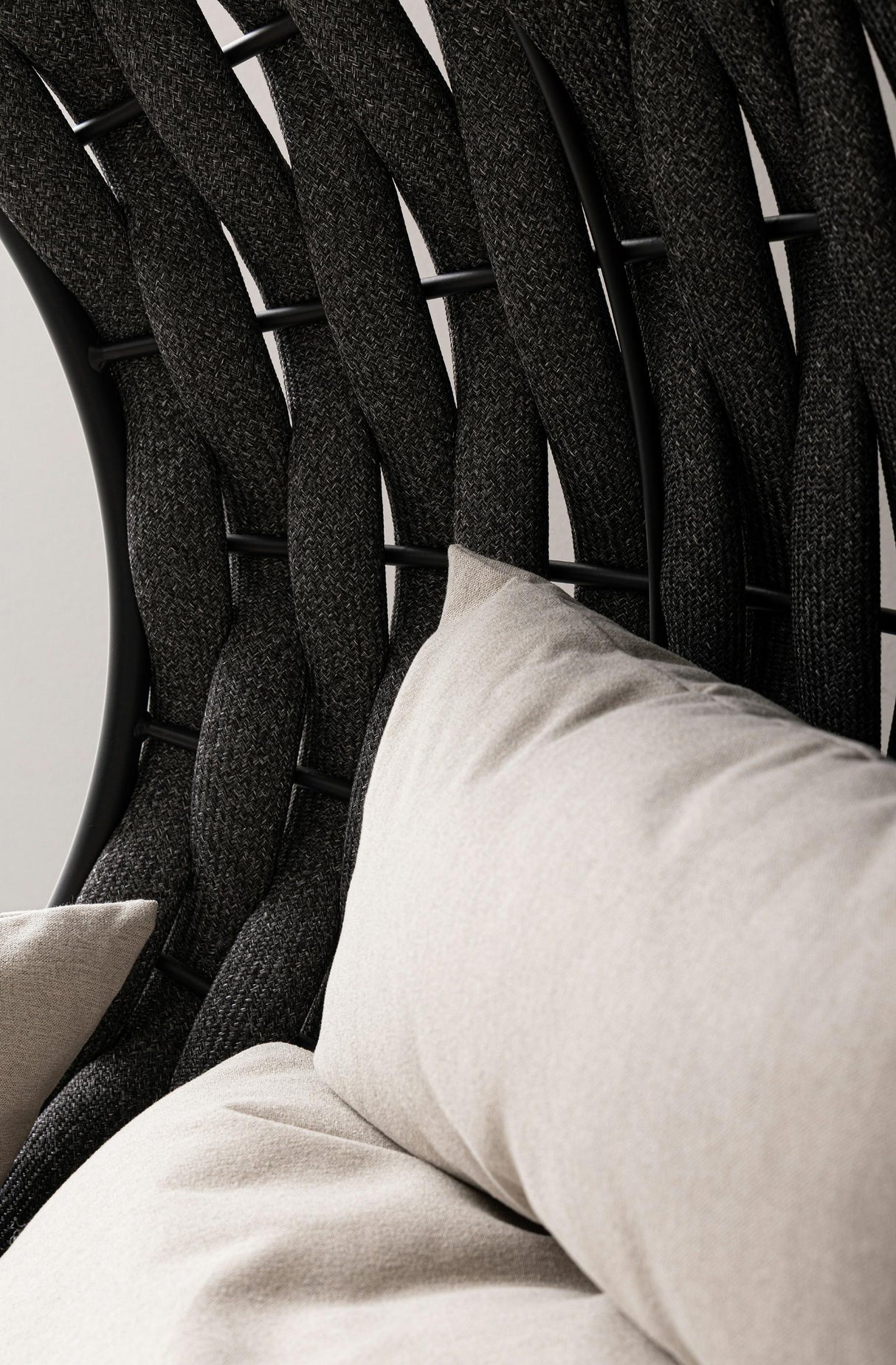 Bizzotto Poltrona Sospesa Galapagos Max 130 Kg Nero