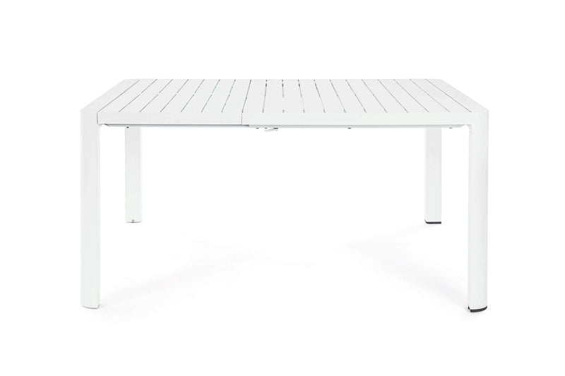 Bizzotto Tavolo Quadrato Allungabile Kiplin 149 x 97 / 149 Cm Bianco