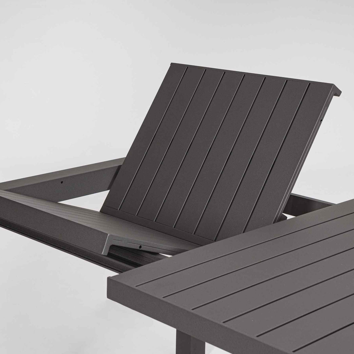 Bizzotto Bizzotto Ausziehbarer Tisch Kiplin 100 x 180–240 cm Anthrazit EAN 8051836548213