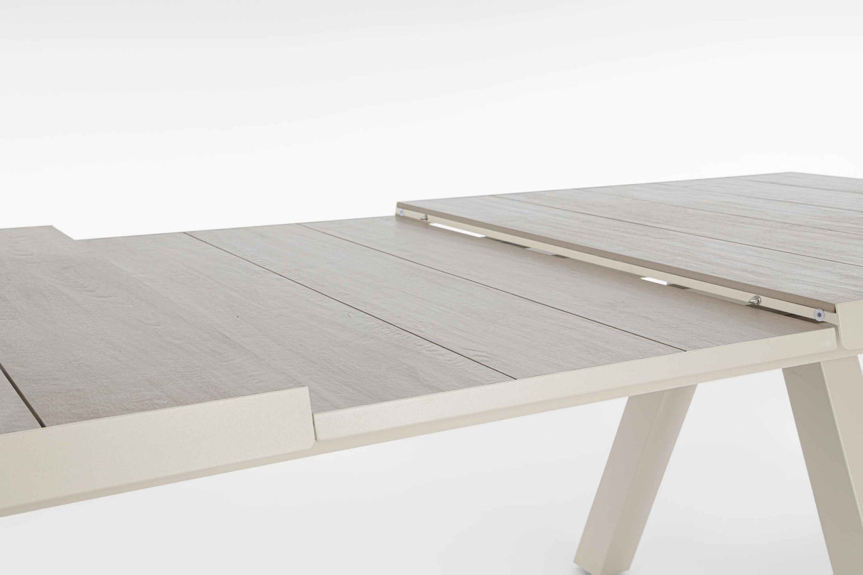 Bizzotto Bizzotto Ausziehbarer Tisch Krion 103 x 205–265 cm, weiß, Pelican, EAN 8051836669017