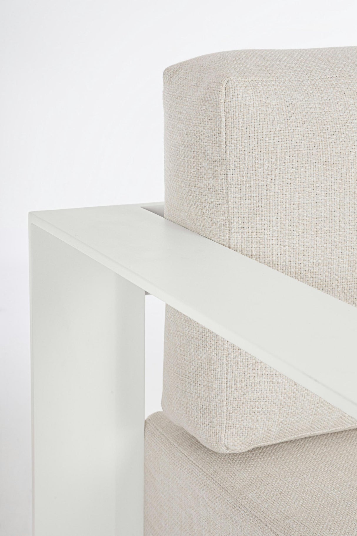 Bizzotto Set Salotto Moses 4 Elementi Vapor Bianco