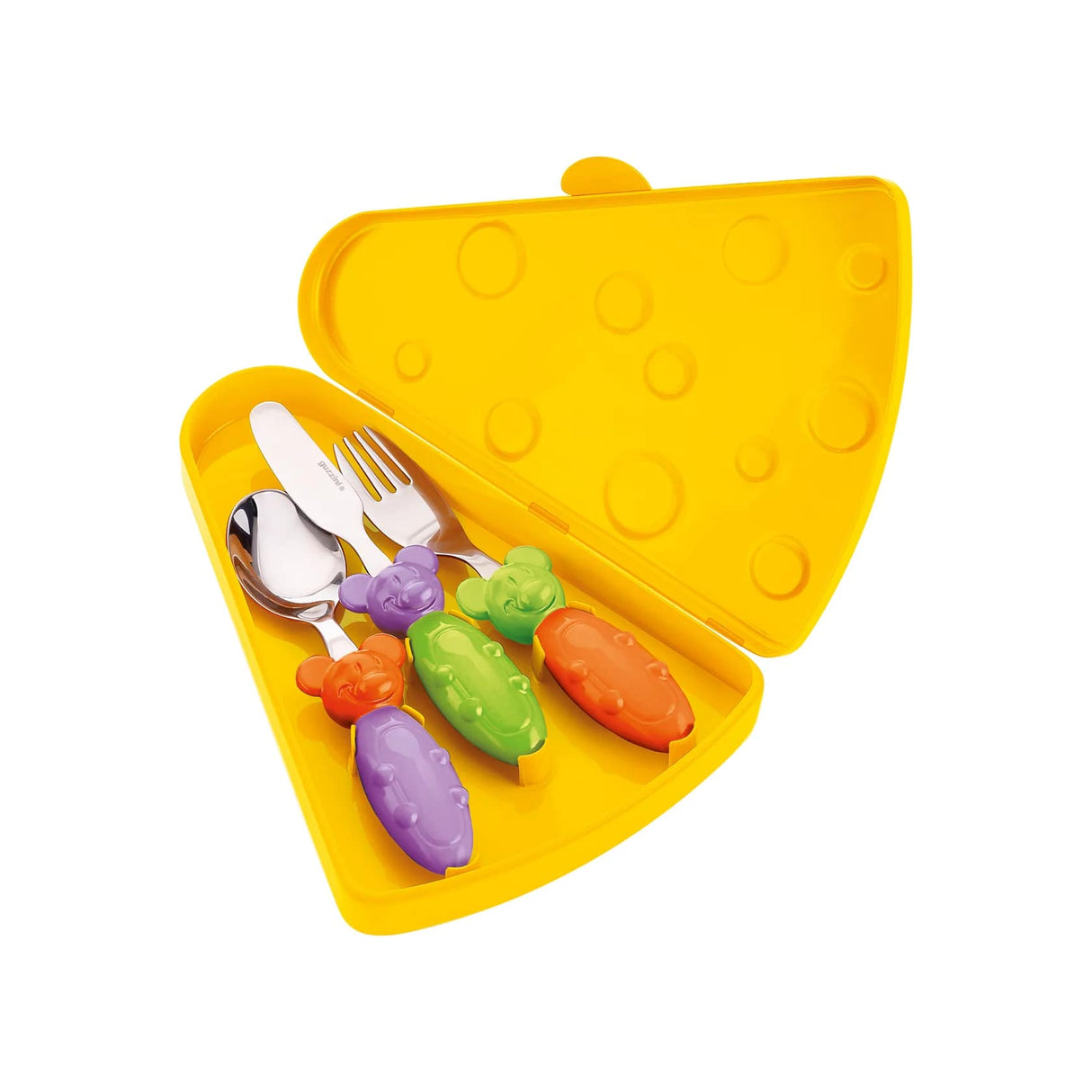 guzzini guzzini set 3 posatine con custodia tip top multicolor ean 07510052