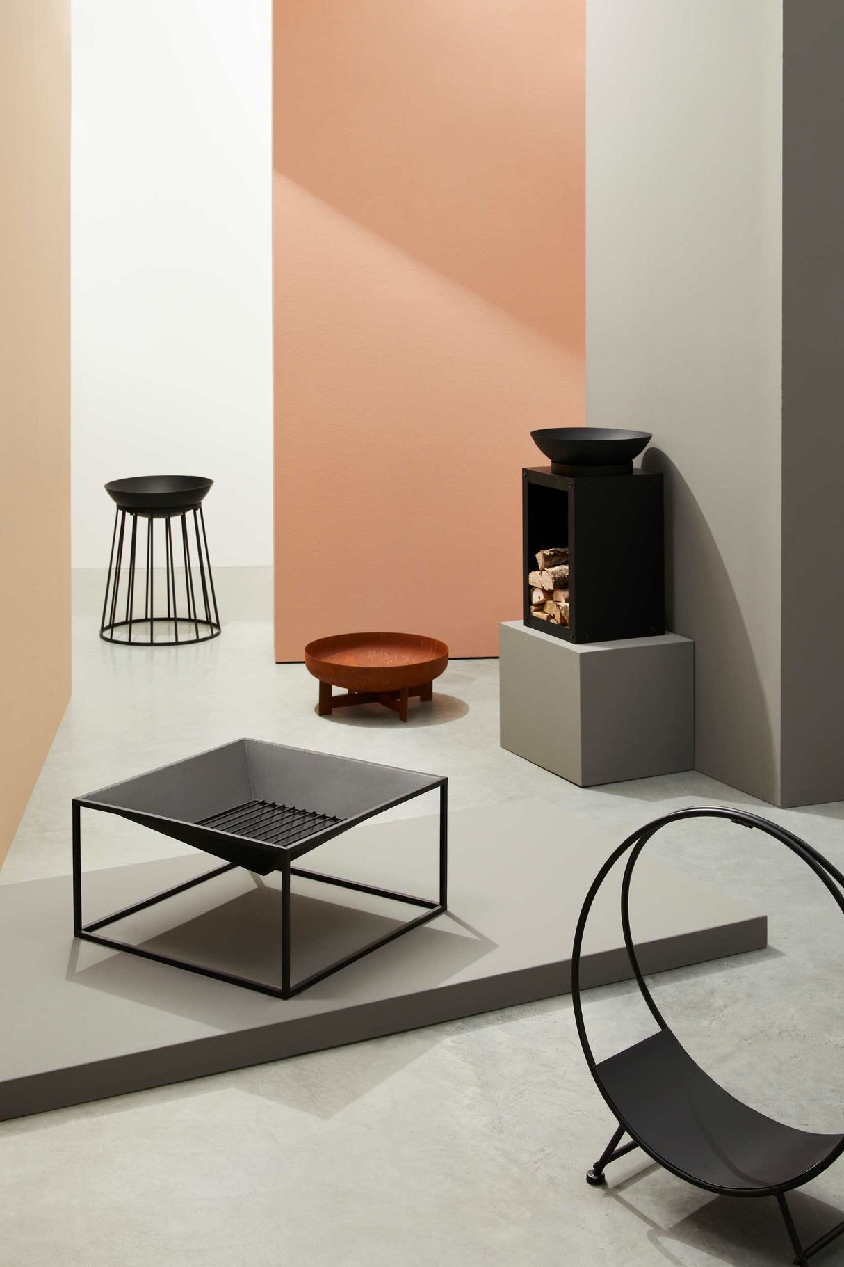 bizzotto bizzotto braciere illinois h 31 cm l 60 cm l 60 cm effetto ruggine ean 8051836466784