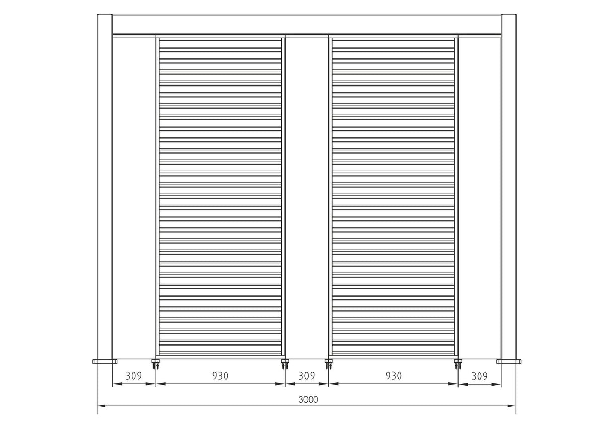 bizzotto bizzotto pergola ocean 36 x 6 mt antracite ean 8051836479999