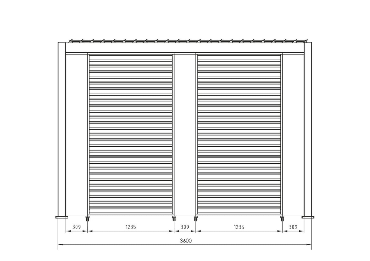 bizzotto bizzotto pergola ocean 36 x 72 mt antracite ean 8051836480001