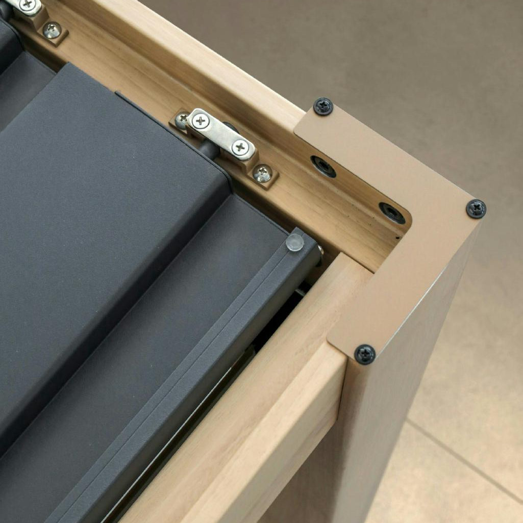 bizzotto bizzotto pergola ocean 3 x 4 mt natural antracite ean 8051836480049