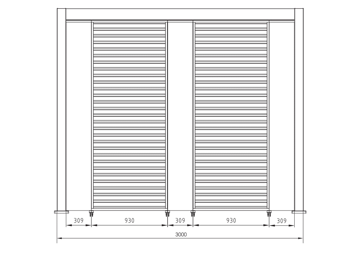 bizzotto bizzotto pergola ocean 36 x 6 mt natural antracite ean 8051836480056
