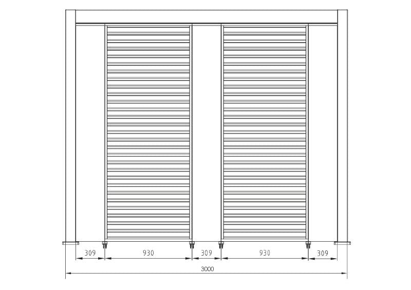 bizzotto bizzotto pergola ocean 3 x 4 mt seta ean 8051836687608