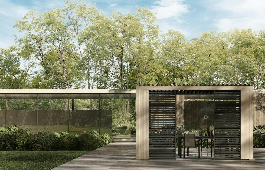 bizzotto bizzotto frangisole laterale per pergola ocean h 238 cm l 123 cm seta ean 8051836687646