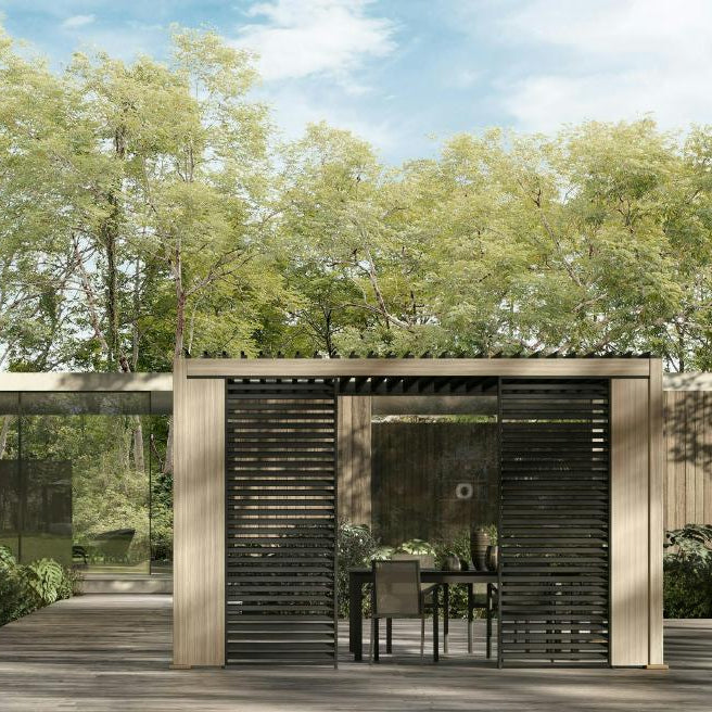 Bizzotto Bizzotto Seitlicher Sonnenschutz für Pergola Ocean, H 238 cm, B 123 cm, Seide, EAN 8051836687646