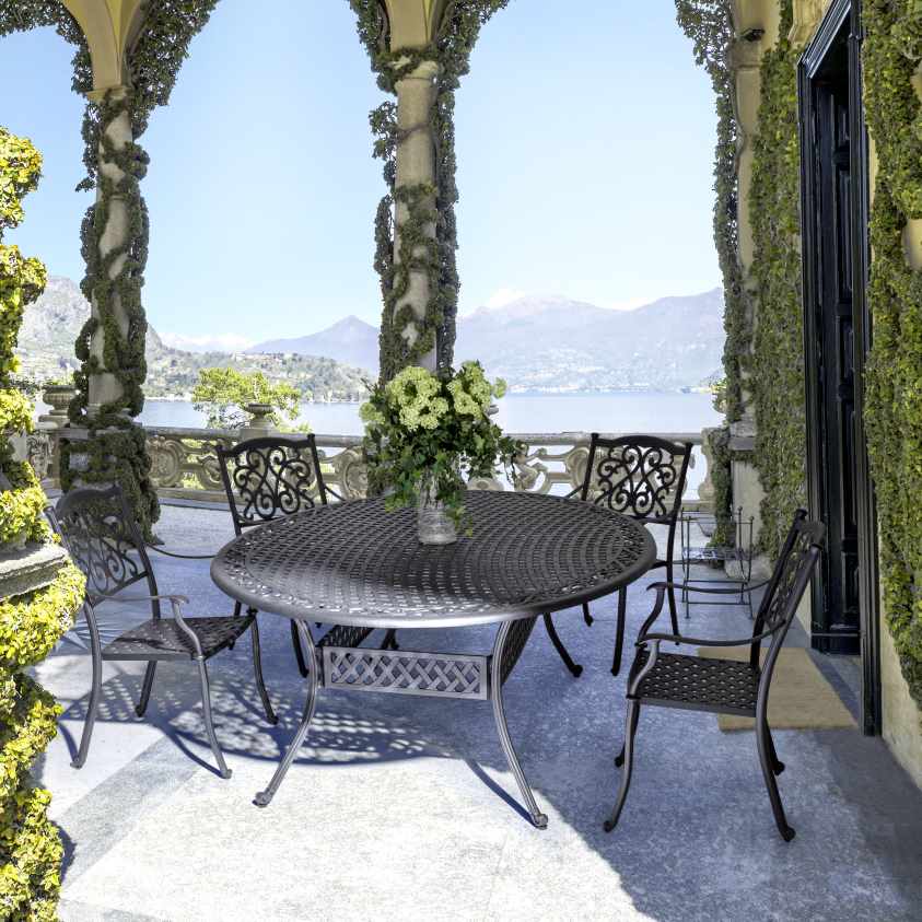 Bizzotto Bizzotto Stuhl Ivrea mit Armlehnen, anthrazit, EAN 8051836109230