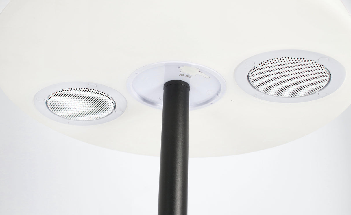 bizzotto bizzotto piantana solar led speaker h 150 cm pe nero ean 8051836465183