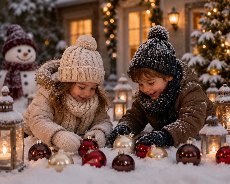 Bizzotto Sfera di Natale Marrone Lucido D 10 cm in Vetro – Decorazione per Albero