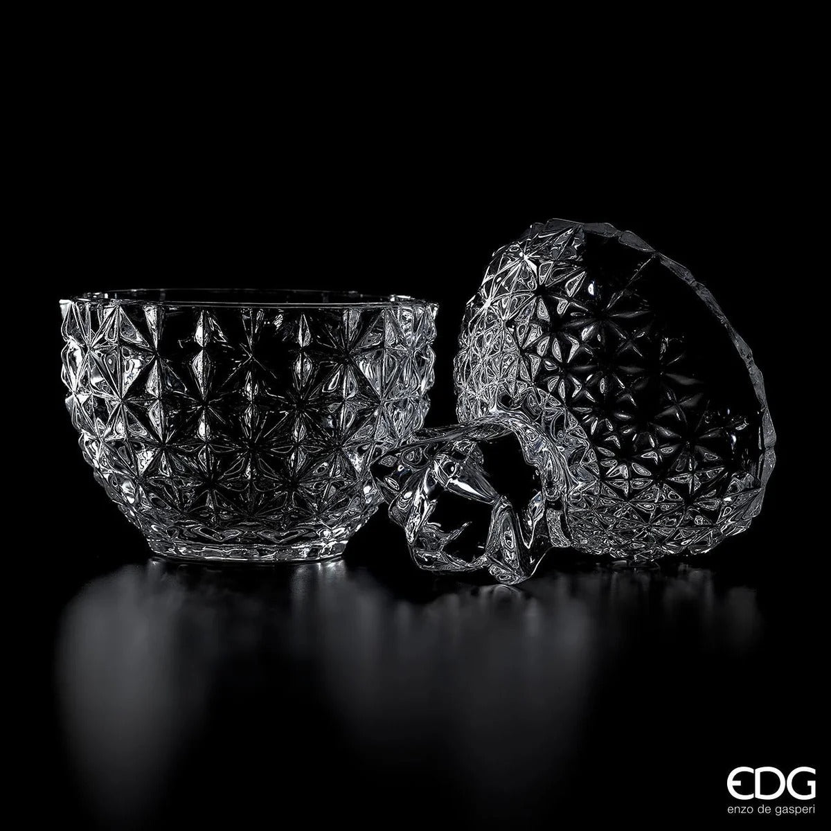 EDG Enzo De Gasperi Container Container Vase Pineapple H14 D1 Natural Transparent