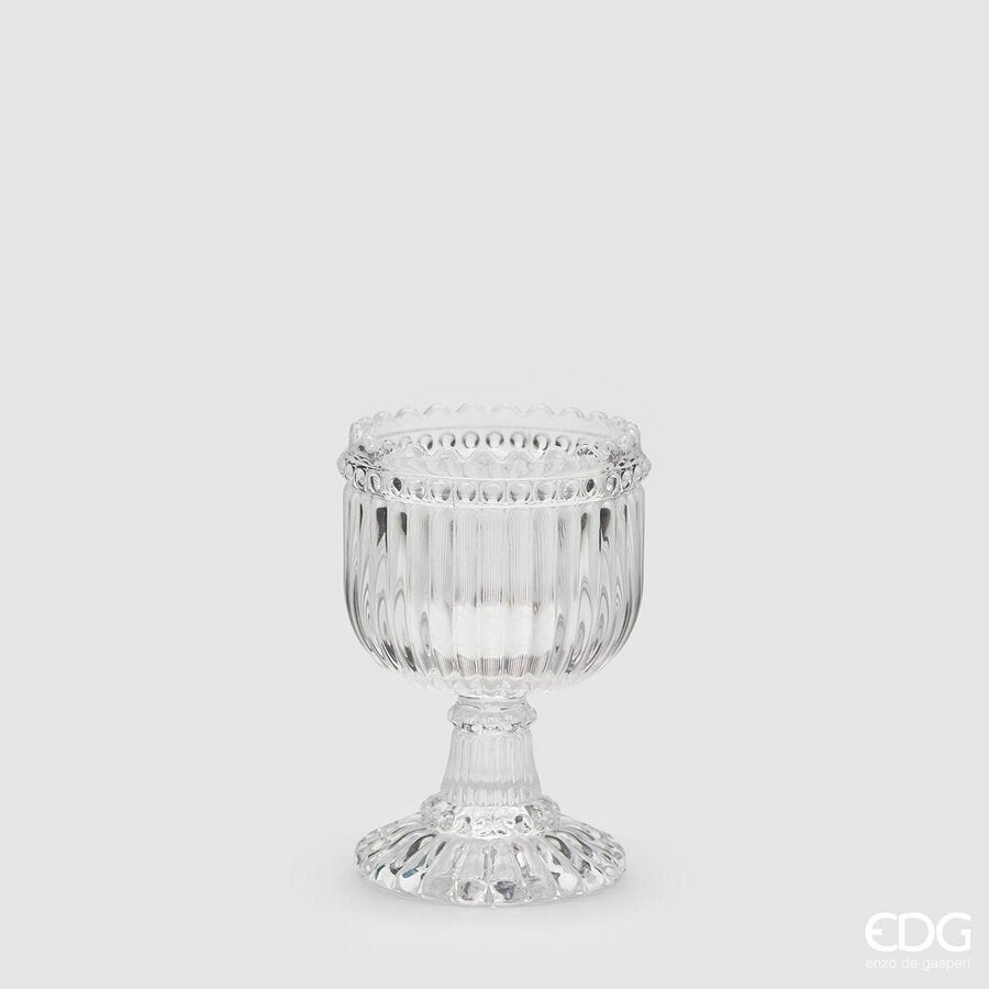 EDG Enzo De Gasperi Portacandela Coppa Capp. Raggi H11 D7 Natural Trasparente