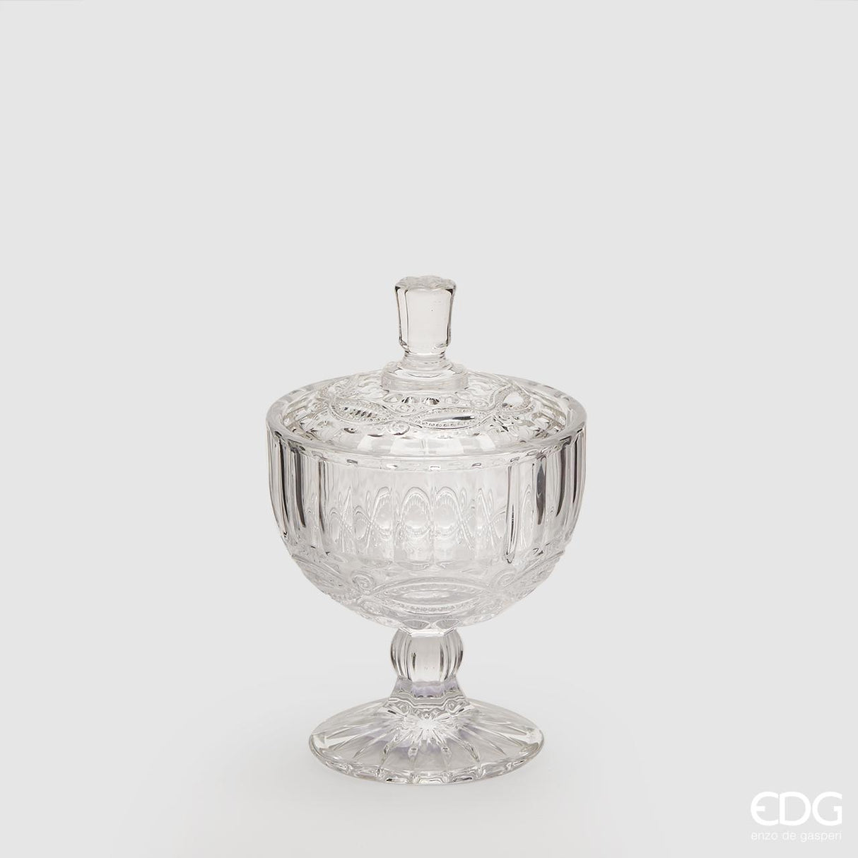 EDG Enzo De Gasperi Container Cup Lines H15 D10 Natural Transparent