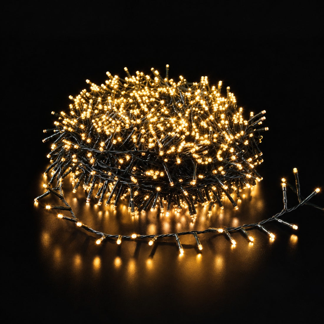 Ad Trend Catena Luminosa 1000 MiniLED Bianco Caldo da Esterno con Timer e Controller – Luci di Natale