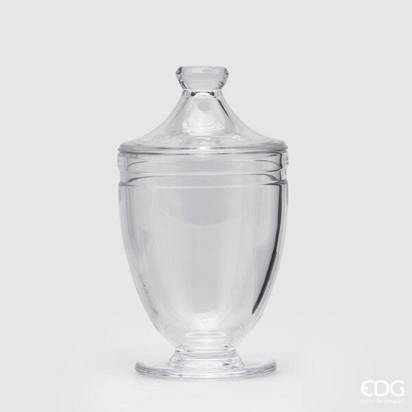 EDG Enzo De Gasperi Contenitore Coppa Anfora H22 D12 Natural Trasparente