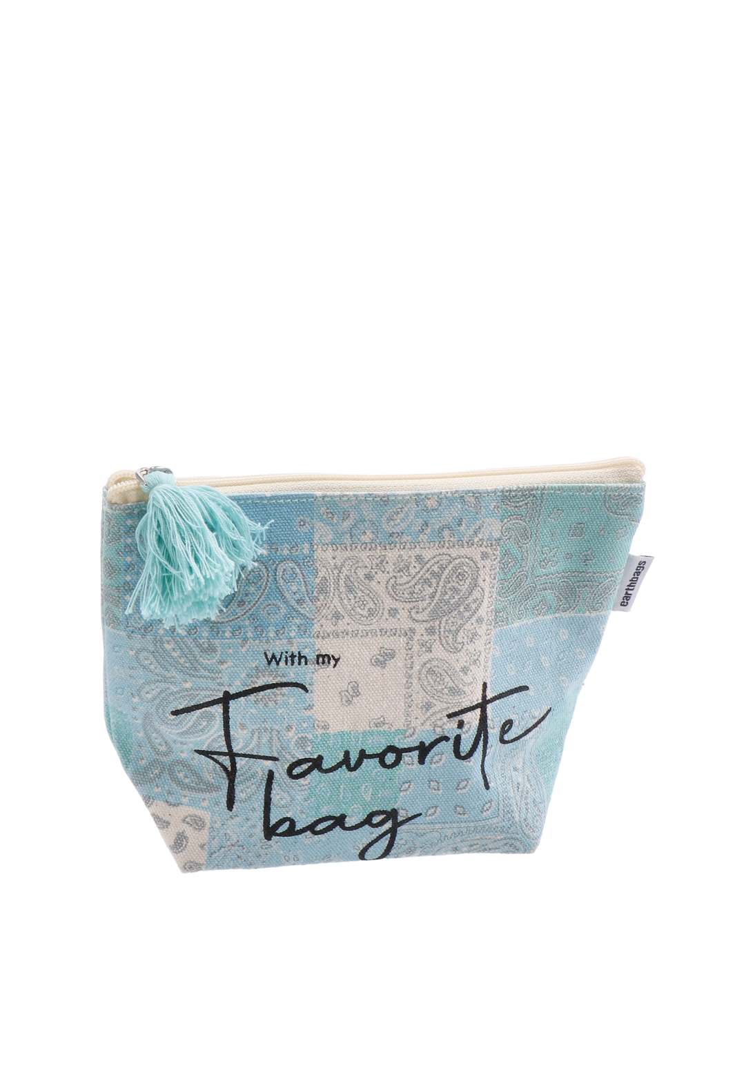 regalo italiano regalo italiano pochette in cotone stampato ass 20 x 14 cm multicolor 1 pz ean 8057586098350