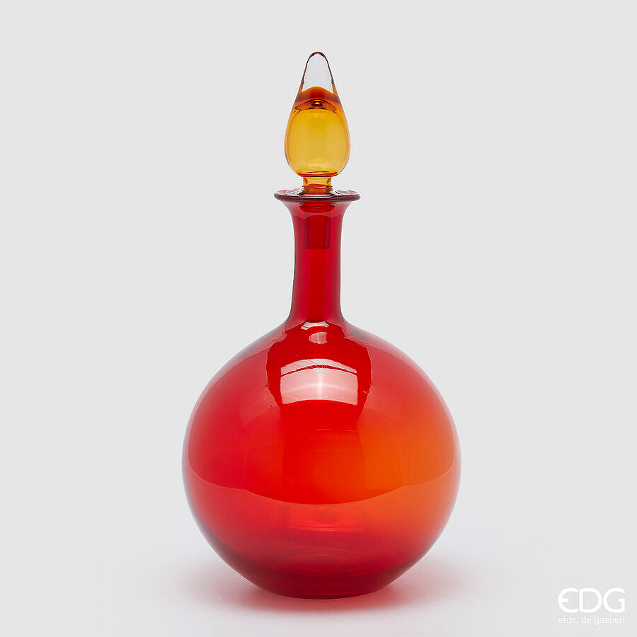 edg enzo de gasperi edg enzo de gasperi vaso con tappo h 50 cm d 255 cm scatola bianca con logo red ean 8059824414113