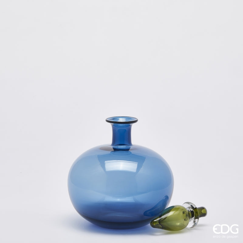 edg enzo de gasperi edg enzo de gasperi vaso con tappo h 38 cm d 25 cm scatola bianca con logo blue ean 8059824414137