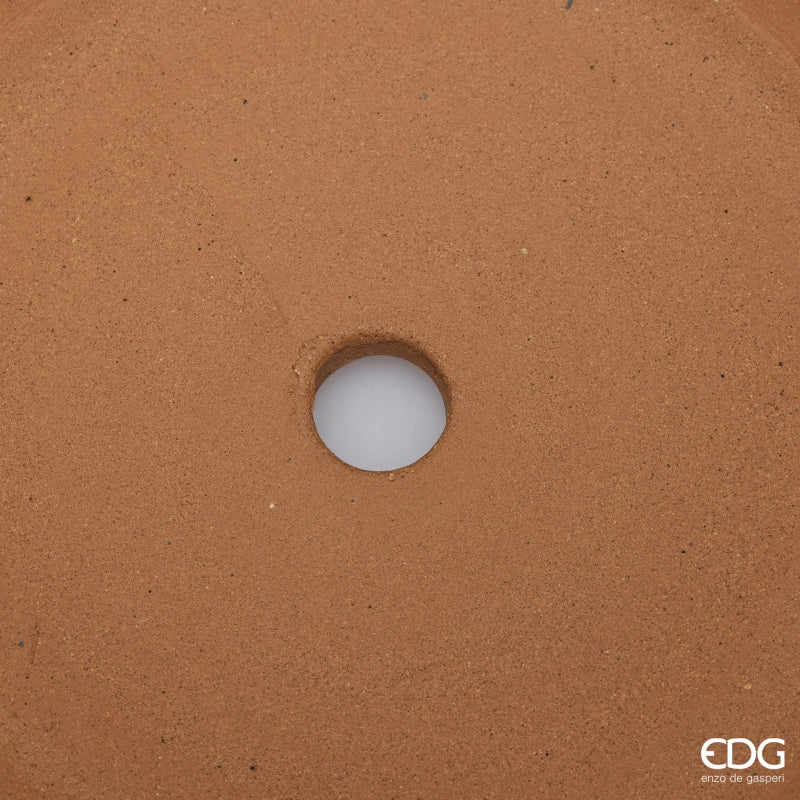 EDG Enzo De Gasperi Vaso Cachepot Bombato a Riquadri Ceramica Bianco – Set 5 Pezzi