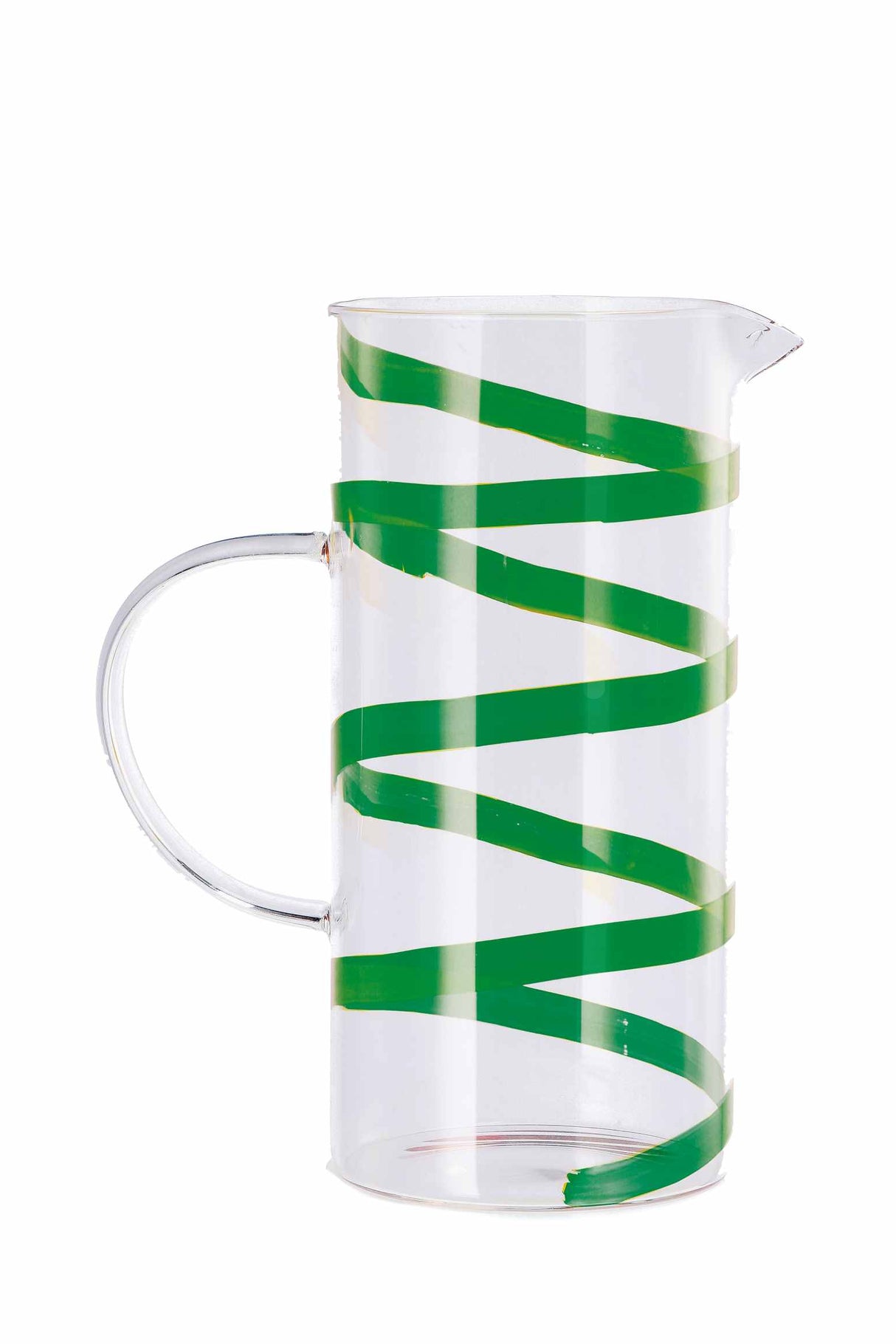 regalo italiano regalo italiano caraffa vetro 142 lt d 175 cm h 22 cm ass decorazione verde giallo rosa blu 1 pz ean 8057586125070