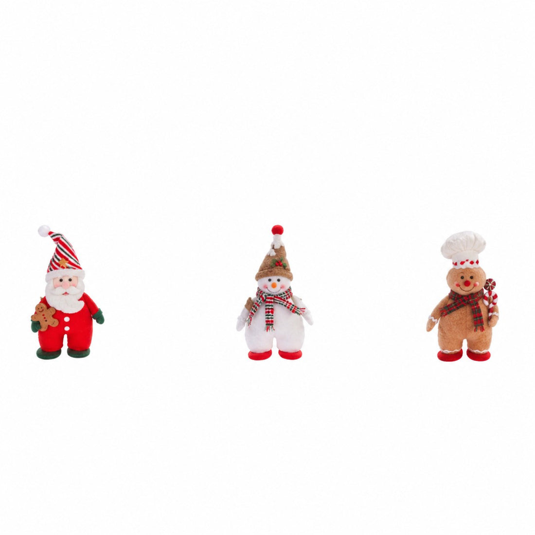 Ad Trend Decorazione Natalizia in Tessuto Assortita 24x14xH48 cm 1 Pz – Addobbo di Natale