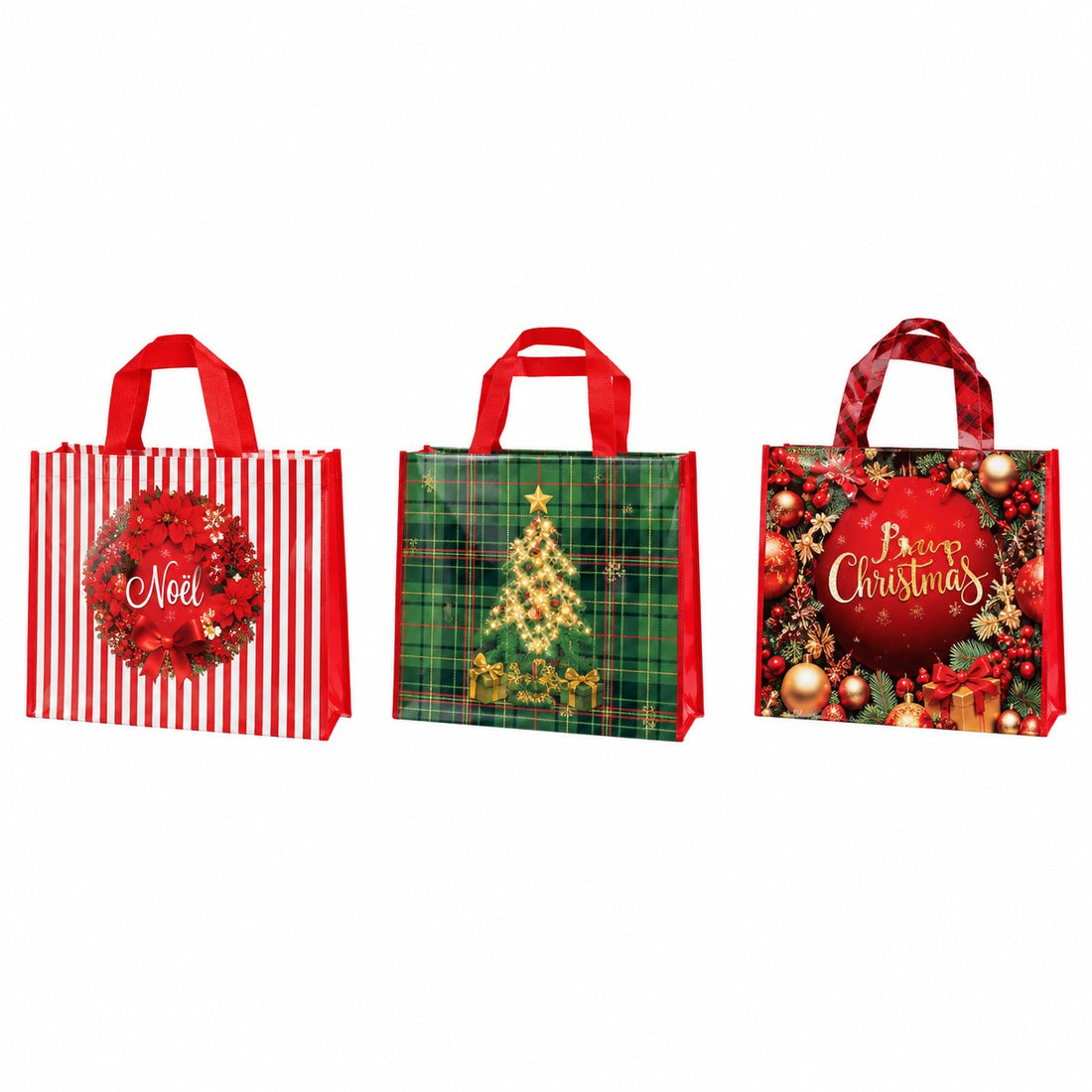 Ad Trend Borsa Natalizia in PP Assortita 43x15xH37 cm 1 Pz – Borsa Regalo di Natale