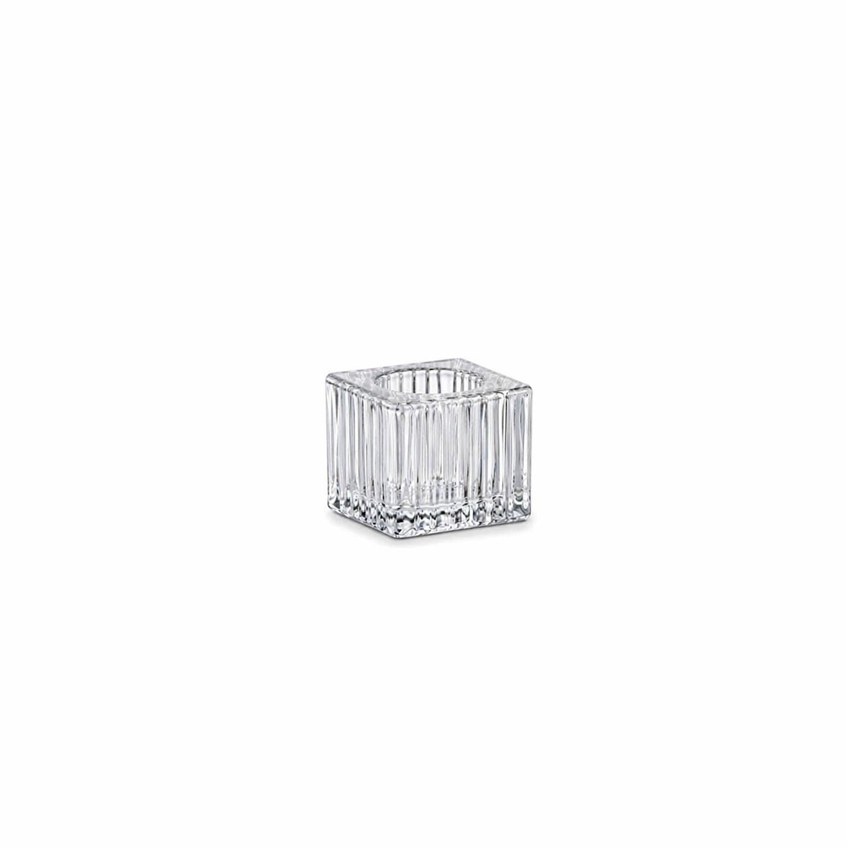 Ad Trend Portacandela in Vetro 4 x 4 Cm H 4 Cm – Ideale Bomboniera ed Eventi
