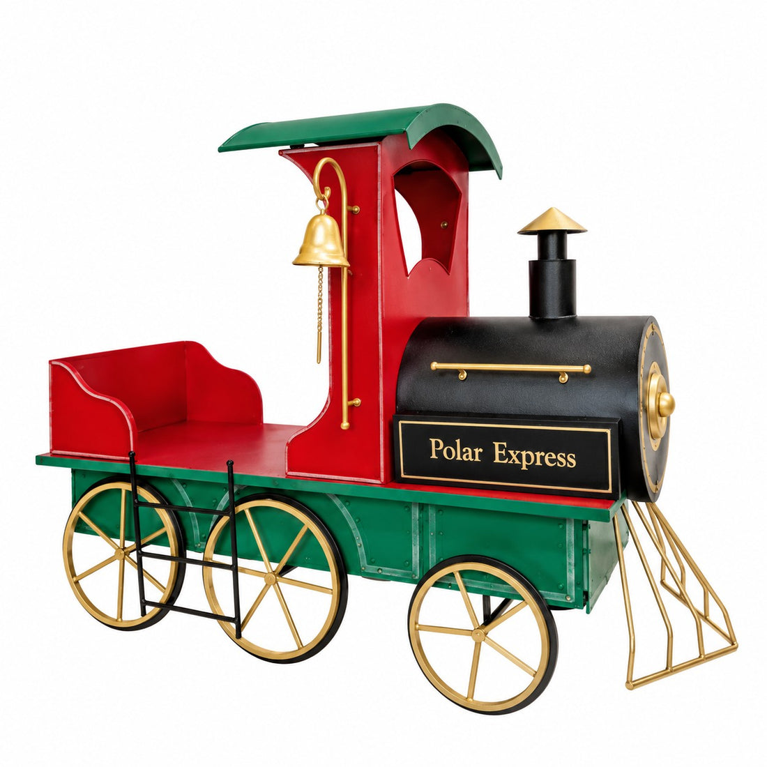 Ad Trend Locomotiva Natalizia Decorativa in Ferro 170x63xH131 cm – Decorazione di Natale per Interni ed Esterni