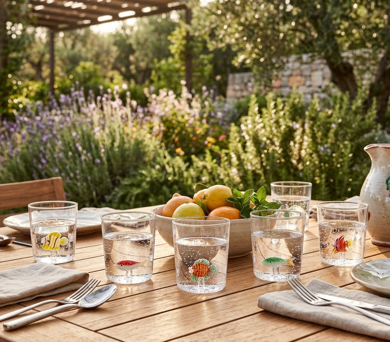 Ad Trend Bicchiere in Vetro con Figura 3D Assortito 360 ml 1 Pz – Bicchiere Decorativo per Acqua e Bevande, Accessorio per la Tavola
