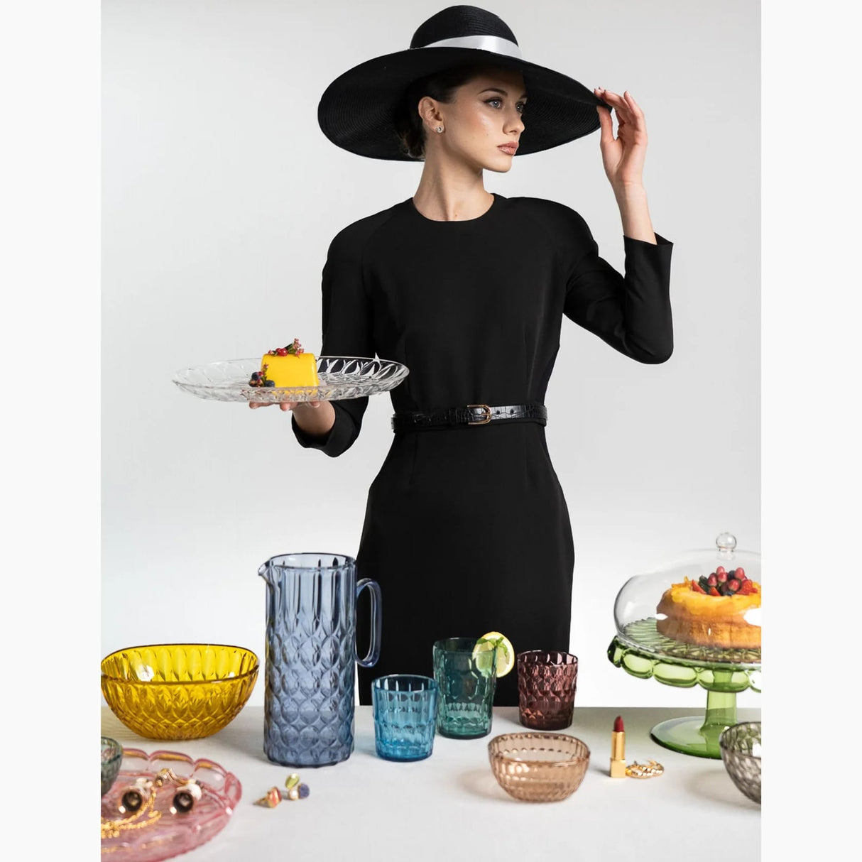 guzzini guzzini contenitore vanity bio based d 12 cm giallo zafferano ean 8008392391104