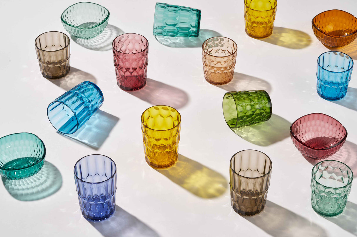 guzzini guzzini bicchiere basso decoro 3 vanity bio based d 85 cm 360 cc trasparente ean 8008392396376