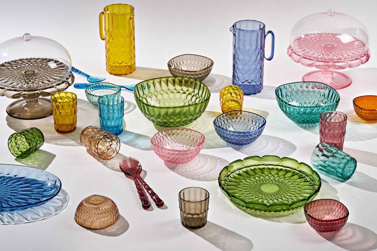 guzzini guzzini alzata con campana vanity bio based d 30 cm rosa flamingo ean 8008392397625