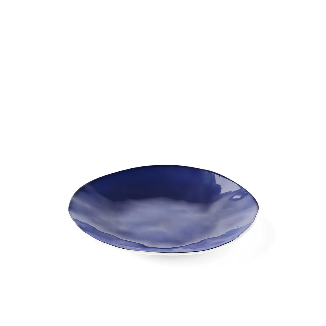 GUZZINI Piatto Piano Riviera Melamina D 27,5 Cm Blu