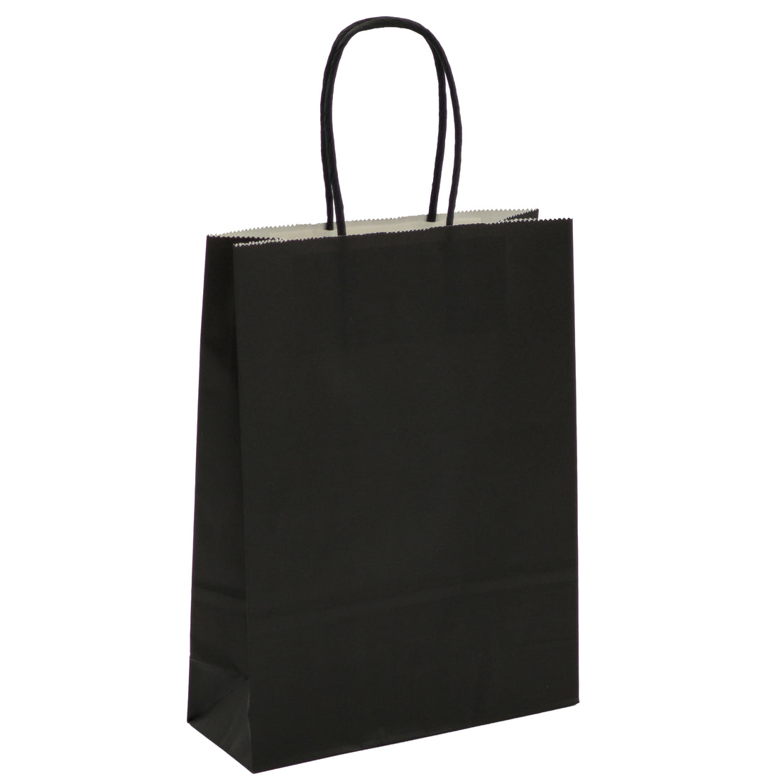 L'Arcolaio Shopper Kraft Nero Regali Natalizi 54X14X45 Cm Cf 10 Pz