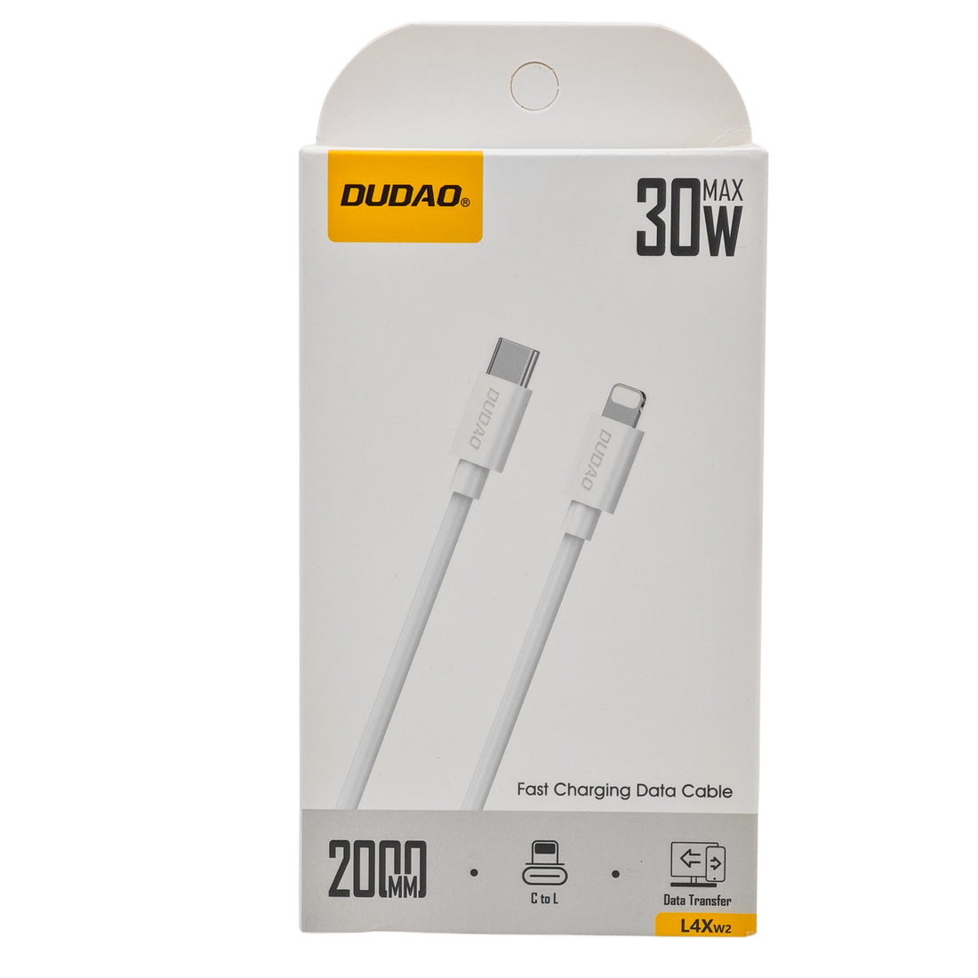 L'Arcolaio Cavo USB-C a Lightning 30W Ricarica Rapida e Trasferimento Dati 2 m Bianco