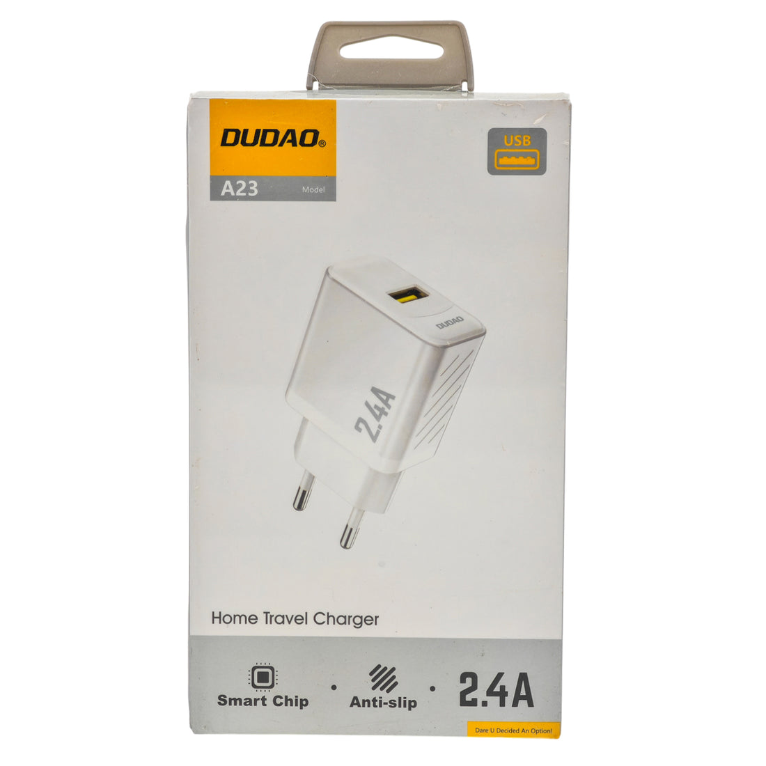 L'Arcolaio Caricatore da Rete USB 2.4A Smart Chip Alimentatore da Parete Bianco