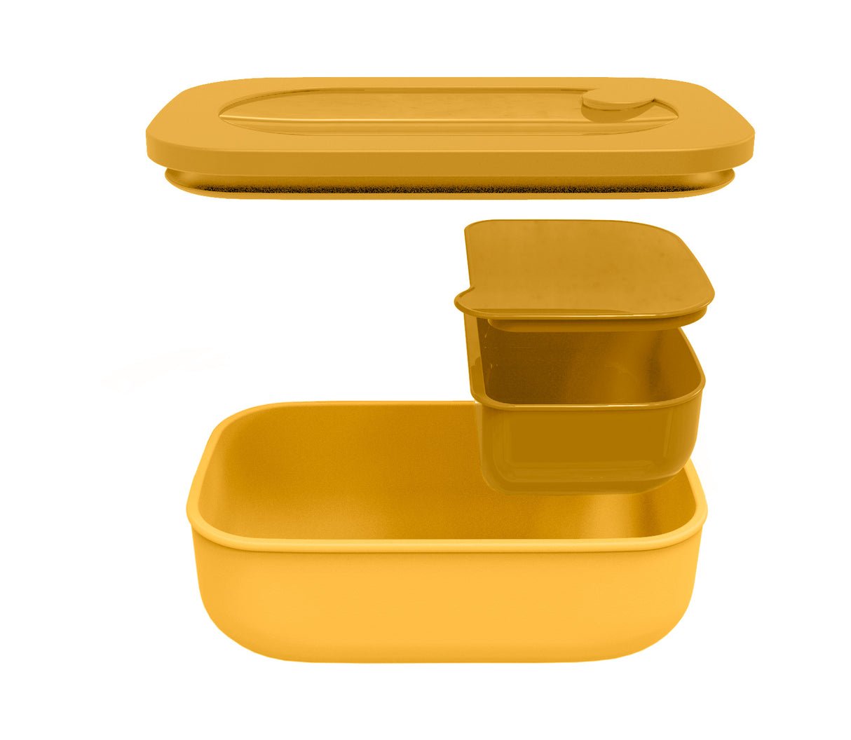 guzzini guzzini set lunch box con posate da viaggio store go giallo mango ean 8008392402299