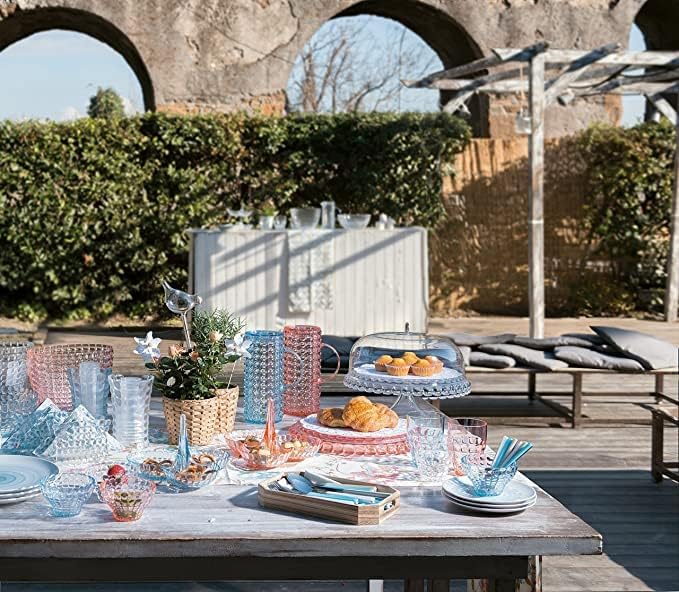 GUZZINI Portabicchieri Tiffany 12 x 10.3 x H 18.3 Cm Trasparente