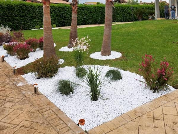 L'Arcolaio Ciottoli Bianco Carrara 25 / 40 Mm 20 Kg