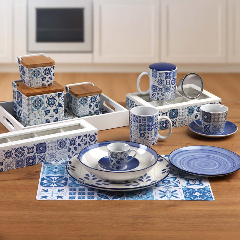 Versa Dispenser Azurite in Ceramica