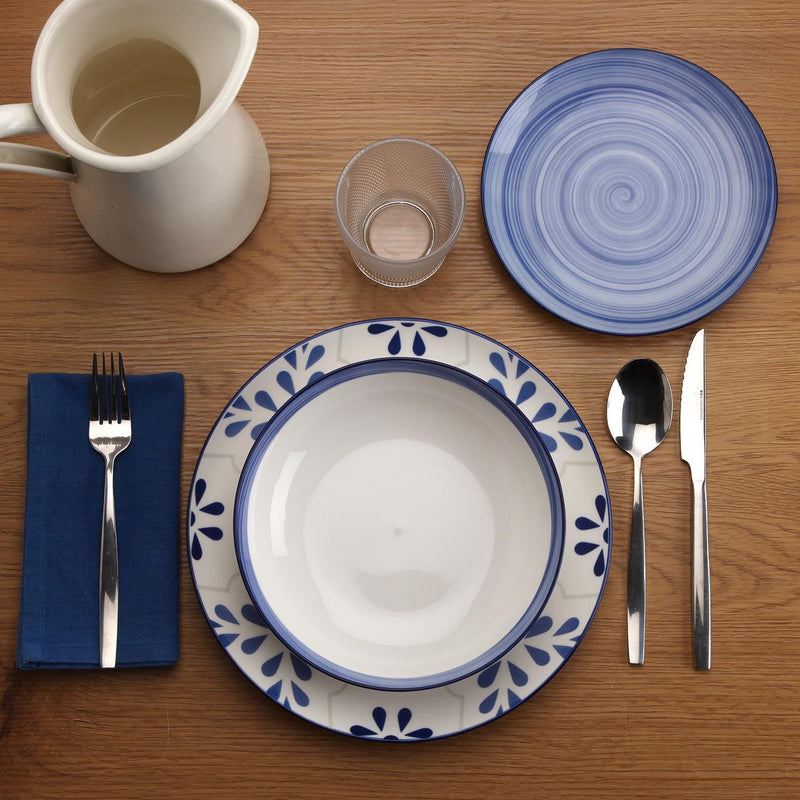Versa Home Servizio 18 Pezzi Azzurro