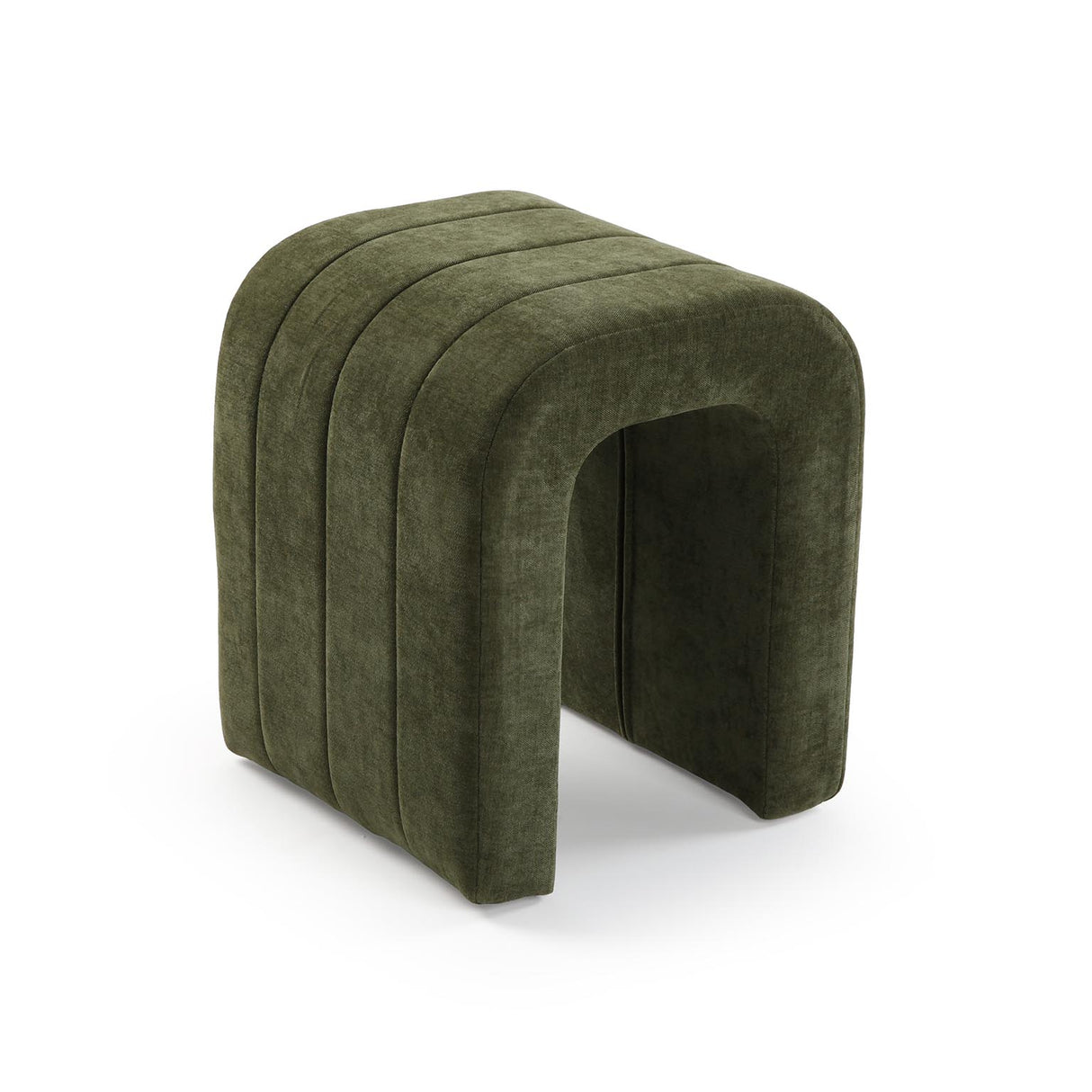 Versa Sgabello Imbottito Verde