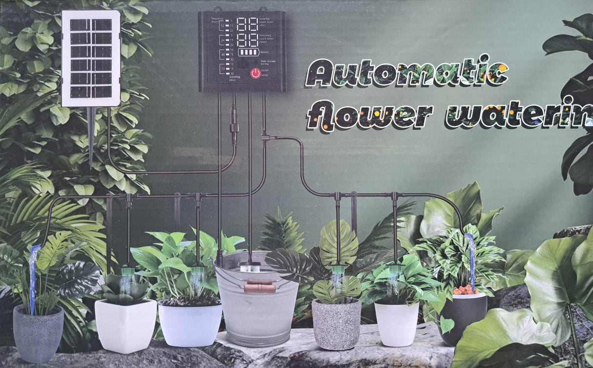 BONTURI CASA HOME DECORATION PWB and Solar Sprinkler for 15 Pots