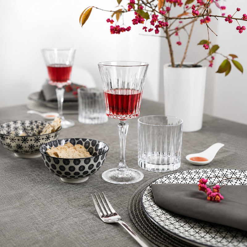 RCR Cristalleria Italiana Timeless - 2 - Set da 6 Calici Vino in Cristallo