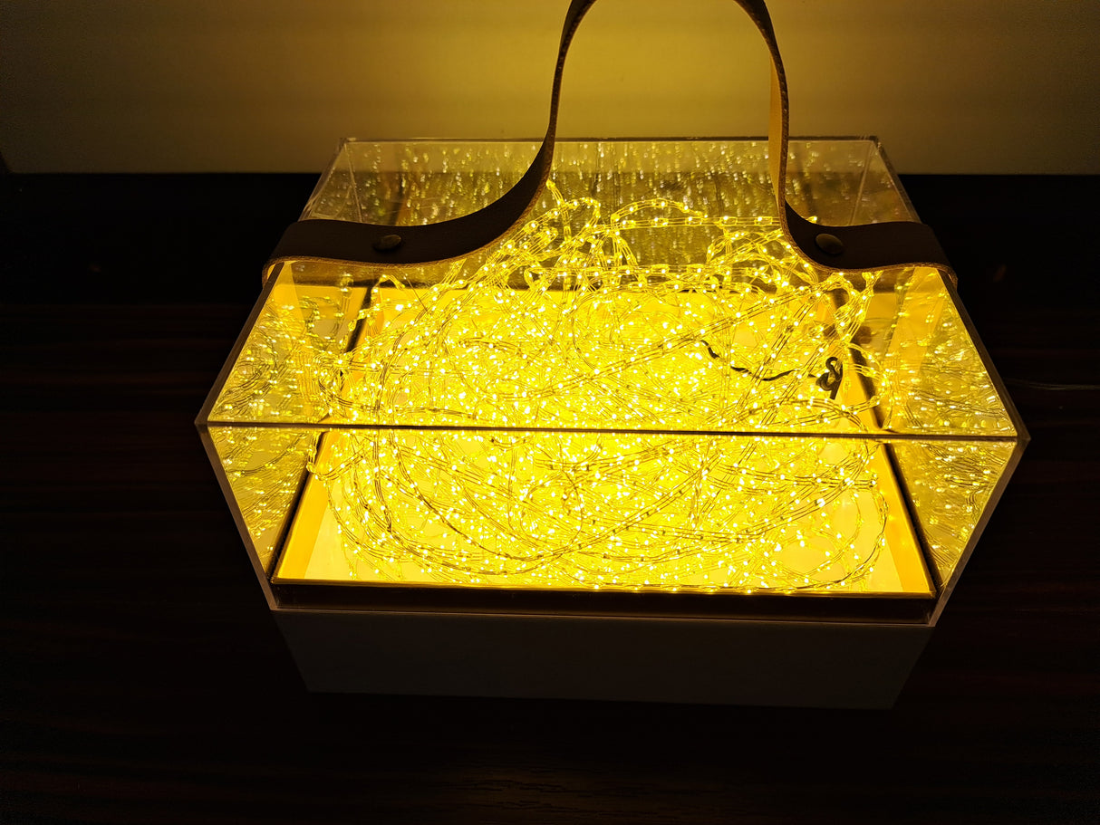 Bonturi Casa Filo Luminoso Natalizio 1000 LED 10mt WARM SILVER WIRE